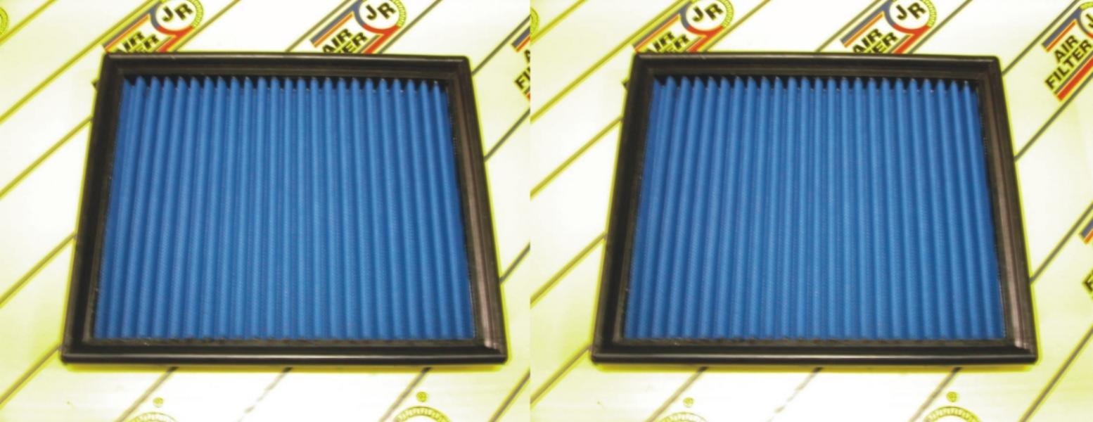 Športový vzduchový filter JR do originálneho airboxu I motor: V8 I rozmer: 2 Filters x 257x213 mm I rok výroby: 6/00-6/03 I výkon: 400 koní I kat.číslo: 2xF 257213