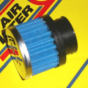 JR airfilter / univerzálny filter I vstupný priemer: 25 mm I rozmer: 51 mm I dĺžka: 38 mm I typ vstupu: CENTER I vrch filtra: Chróm I kat.číslo: CR-02502