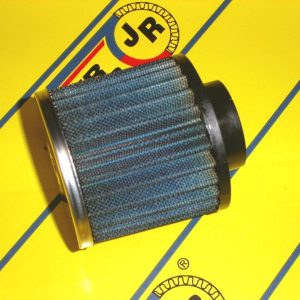 JR airfilter / univerzálny filter I vstupný priemer: 35 mm I rozmer: 75 mm I dĺžka: 72 mm I typ vstupu: CENTER I vrch filtra: Chróm I kat.číslo: CR-03501