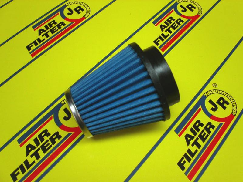 JR airfilter / univerzálny filter I vstupný priemer: 52 mm I rozmer: 80/50 mm I dĺžka: 77 mm I typ vstupu: CENTER I vrch filtra: Chróm I kat.číslo: CR-05203