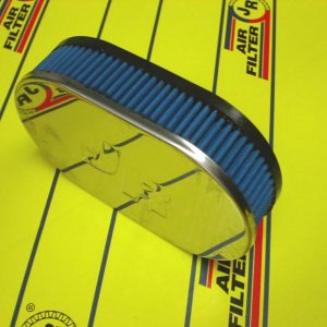 JR airfilter / univerzálny filter I vstupný priemer: 52 mm I rozmer: 180 x 115 mm I dĺžka: 40 mm I typ vstupu: OFFSET I vrch filtra: Chróm I kat.číslo: EC-05206