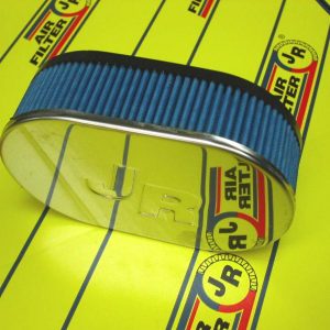 JR airfilter / univerzálny filter I vstupný priemer: 52 mm I rozmer: 180 x 115 mm I dĺžka: 50 mm I typ vstupu: OFFSET I vrch filtra: Chróm I kat.číslo: EC-05207