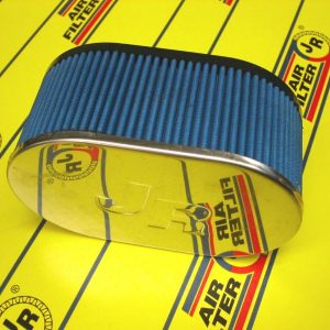 JR airfilter / univerzálny filter I vstupný priemer: 52 mm I rozmer: 180 x 115 mm I dĺžka: 75 mm I typ vstupu: OFFSET I vrch filtra: Chróm I kat.číslo: EC-05208