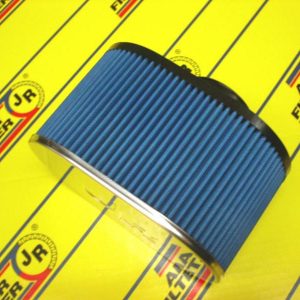 JR airfilter / univerzálny filter I vstupný priemer: 52 mm I rozmer: 180 x 115 mm I dĺžka: 100 mm I typ vstupu: OFFSET I vrch filtra: Chróm I kat.číslo: EC-05209