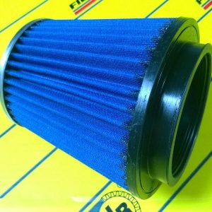 JR airfilter / univerzálny filter I vstupný priemer: 95 mm I rozmer: 140/100 mm I dĺžka: 130 mm I typ vstupu: CENTER I vrch filtra: Chróm I kat.číslo: FC-09501